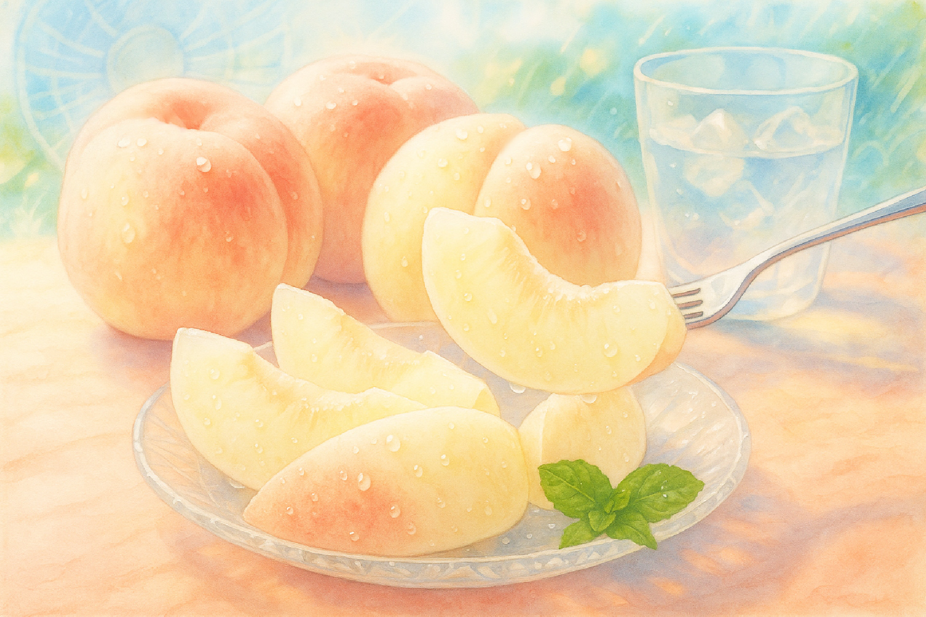 桃を美味しく味わっていただくために｜追熟・保存方法